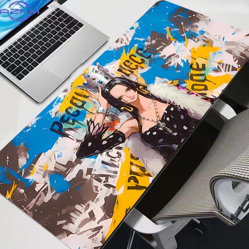 New Mouse Pads Big Larger One Piece Boa Hancock Speed Mini Pc Computer Keyboard Desk Mat Gaming Accessories Mousepad