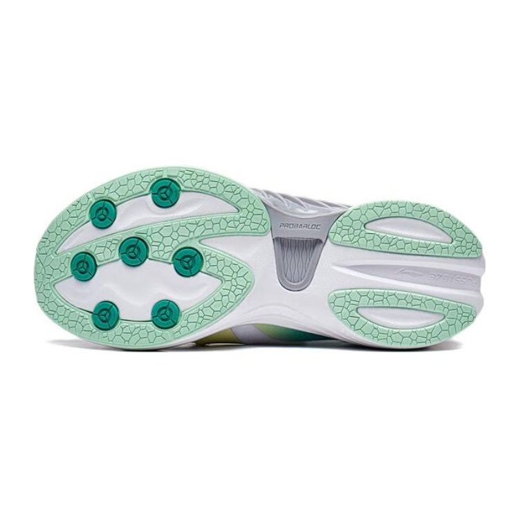 Кроссовки Li Ning Children Canglan 2.0 Low Top для бега Детские кроссовки Белый Серый Зеленый YKFT034-3