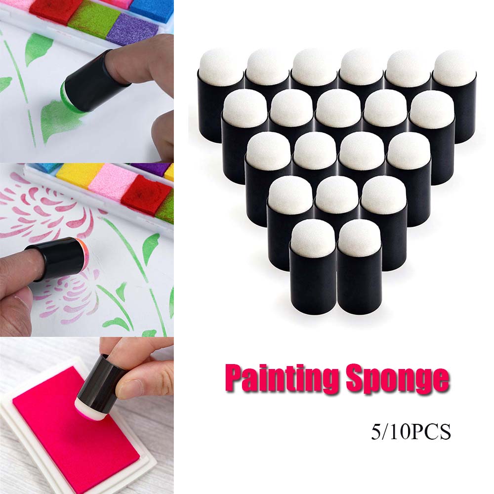 Making Kids Drawing Chalk Inking Staining Painting Sponge Art Tools Finger Painting Painting Tool