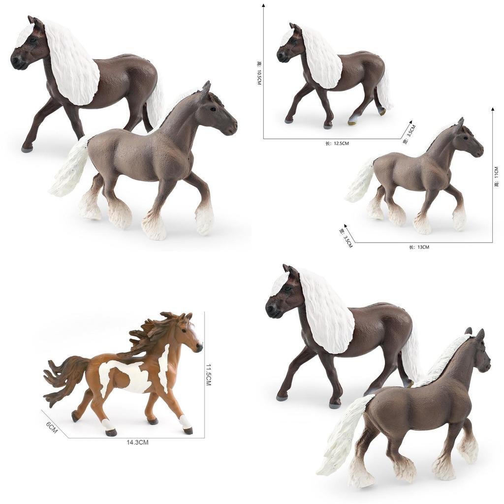 Изысканная модель жеребца пинто, уникальный настольный коллекционный предмет для любителей животных