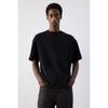 H M Oversized FiT T sHirT Black