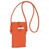 Longchamp Le Roseau Монохромная Деталь Стежка Кожаная Сумка Через Плечо Наплечная Сумка Для Телефона Женские сумки Оранжевый 34180HPN017