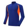 Mens Half-Zip Long Sleeve Soccer Jersey Adult Kids Outdoor Casual Sports Training Suit