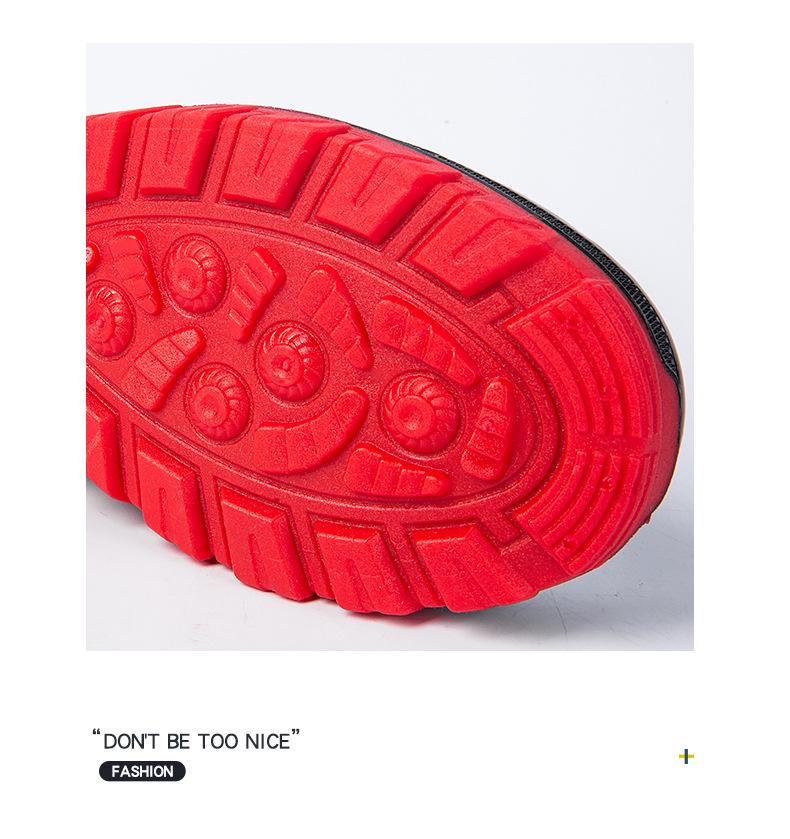 Зимняя распродажа 2023 г.: Мужские непромокаемые резиновые дождевые ботинки с коротким голенищем - Модная плоская модель на все сезоны