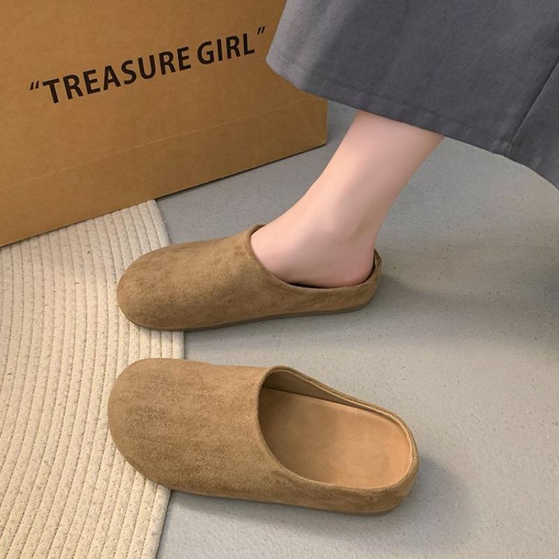 Модные балетки, мюли, туфли женские замшевые с ремешком на пятке, тапочки, модные сандалии, новые уличные пляжные платья, шлепанцы, повседневные уютные женские тапочки