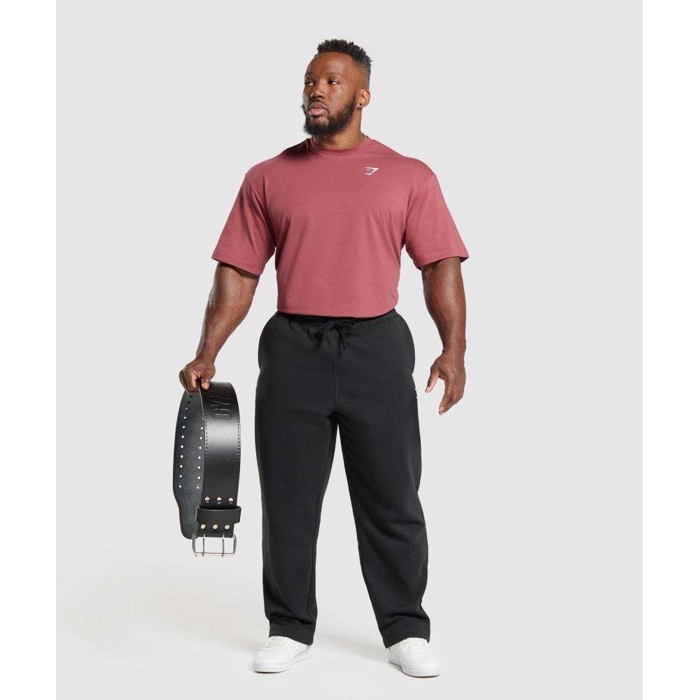 Gymshark Футболка Essential Oversize, цвет: стираный, ягодно-розовый A1a3e Kcps