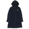 Danton Made In Japan Long Sleeve Wool Mossa Long Coat Detachable Hoodie Women Used