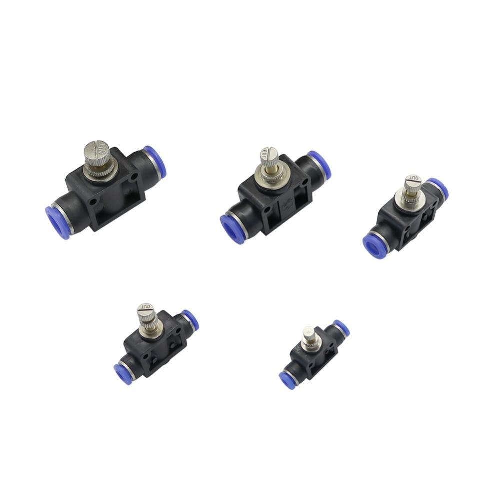 Plastic Tee Valve with Adjustable Flow Control for Garden Irrigation - Compatible with 4mm To 12mm Pipes KTY