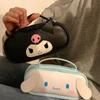 Пенал Cinnamoroll Kuromi Сумочка Пенал Чехол для мелких предметов Пишущие инструменты Канцелярские товары Искусственная кожа Косметичка Подарок к поступлению в школу Девочка