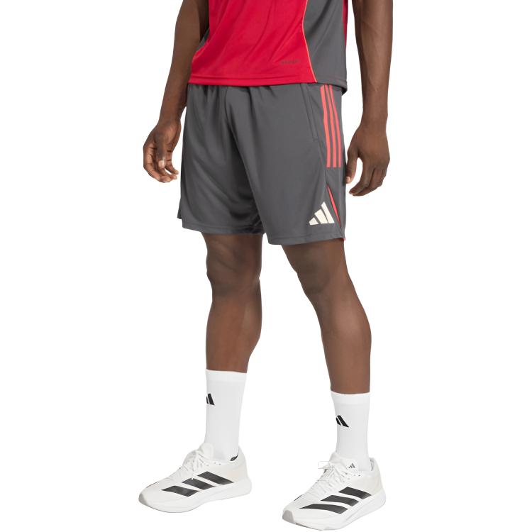 Adidas Striped Logo Soccer Shorts Men shorts KB1471