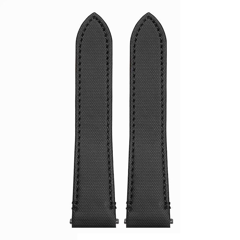 Нейлоновый ремешок 21 мм с быстросъемным креплением для ремешка Cartier Santos новый W2SA0007 средний Холщовый Водонепроницаемый Спортивный ремешок для часов Черный Синий