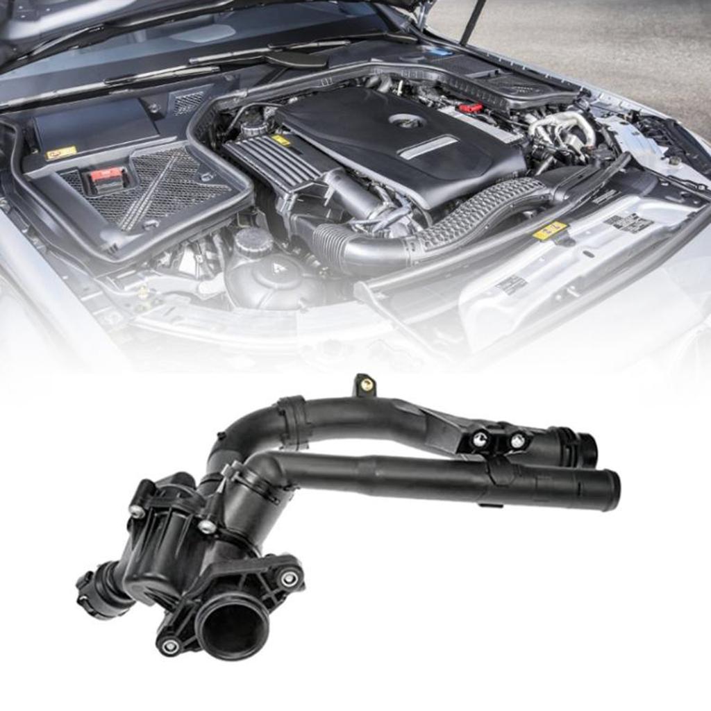 Регулятор термостата охлаждающей жидкости двигателя водяного насоса для M274 E20 C300 E300 W205 W213 W253 W212 2742000715 2742003400