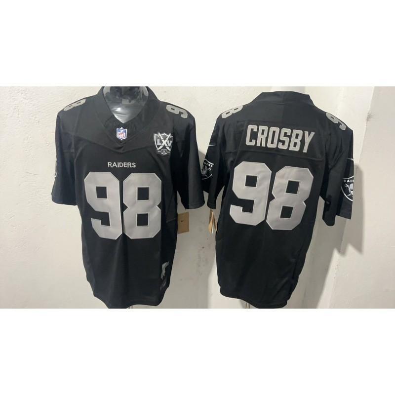 Raiders 3rd Gen Football Jersey Embroidered Sports Top Men