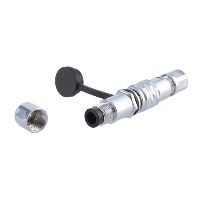 Metal SF6 Plug And Socket Pair Industrial Connectors Quick Push Pull Precise For Digital Cables