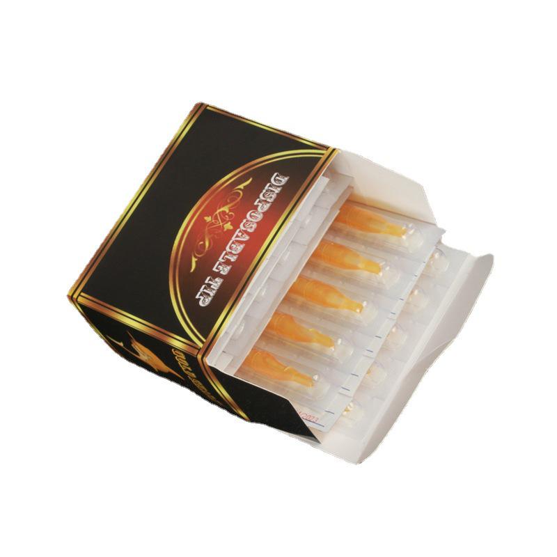 Прозрачные тату-наконечники Leiming Golden Shark – Одноразовые тату-принадлежности