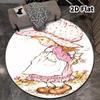 Sarakey Round Area Rug Carpet Rug For Living Room Bedroom Sofa Playroom Decor Nonslip Floor Mat
