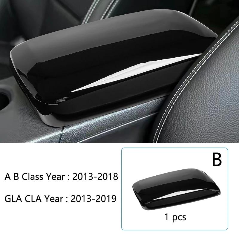 Decorative Center Console Armrest Storage Compartment Cover for Mercedes Benz CLA C117 GLA X156 A B Class W176 Car Interior
