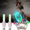 BICYCLE ACCESSORIES,001 Green--Neon LED Wheel Valve Caps for Bicycle, 2 Pieces, Car Light, Bicycle Accessories,