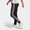 (WMNS) adidas Essentials 3-Stripes French Terry Cuffed Pants Asia Sizing 'Black White' Women's IC8770