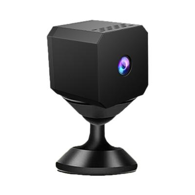 Беспроводная камера с поддержкой Wi-Fi 1080P для тревел-влогов и мониторинга домашней безопасности с основанием, вращающимся на 360 градусов