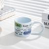 Креативная английская простая модная керамическая кружка офисная домашняя чашка кофейная чашка чашка для воды парная чашка для завтрака