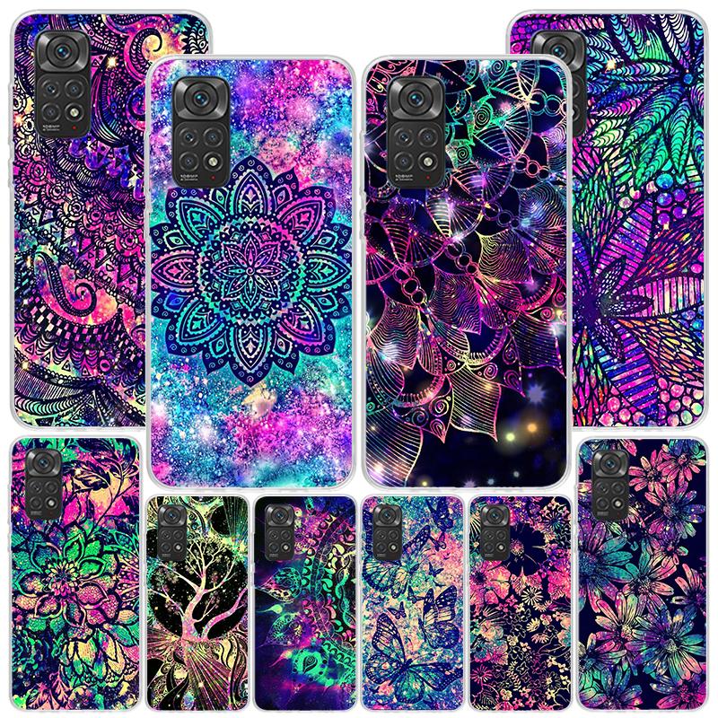Mandala Sunflower Mandala Phone Case For Xiaomi Redmi Note 15 14 13 12S 12 11 Pro Plus 14S 11S 11E 10 10S 11T 5G Personalized Co