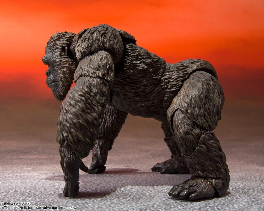 TAMASHII NATIONS Monster Arts KONG FROM GODZILLA KONG 145mm Painted Movable Figure S.H. VS. (2021) Approx. PVC&ABS