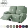 1/2/3 Seater Jacquard Recliner Sofa Cover Stretch Solid Color Armchair Covers Living Room Lazy Boy Couch Slipcovers Funda Sofa
