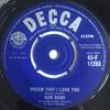 7-дюймовая пластинка КЕН ДОДД - Мечта, что я люблю тебя 45F11293 Decca 1960 Великобритания Поп Б/У