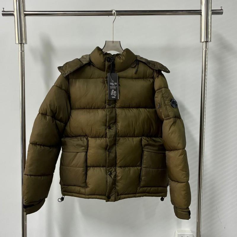 Mens Cotton Puffer Jacket With Patch Badge Hooded Loose Fit Streetwear Outdoor Winter Coat