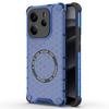 For Xiaomi Redmi Note 14 4G (163.25mm) Case Compatible with MagSafe Honeycomb Design TPU+PC Phone Cover
