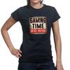 Ladies Gaming Time Do Not Disturb Warning Sign T-Shirt Tee Top T-Shirt
