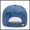 Baseball English CZ026 [White Fang] Hat, Cap, Logo, Letters, Brim, Cap, Stylish, Pop, Bee, Cool, Men's, Women's, (White)