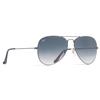 Berikin Aviator Teardrop Gray UV400 for Men and Women Sunglasses, Glass, Gradient, Protection,