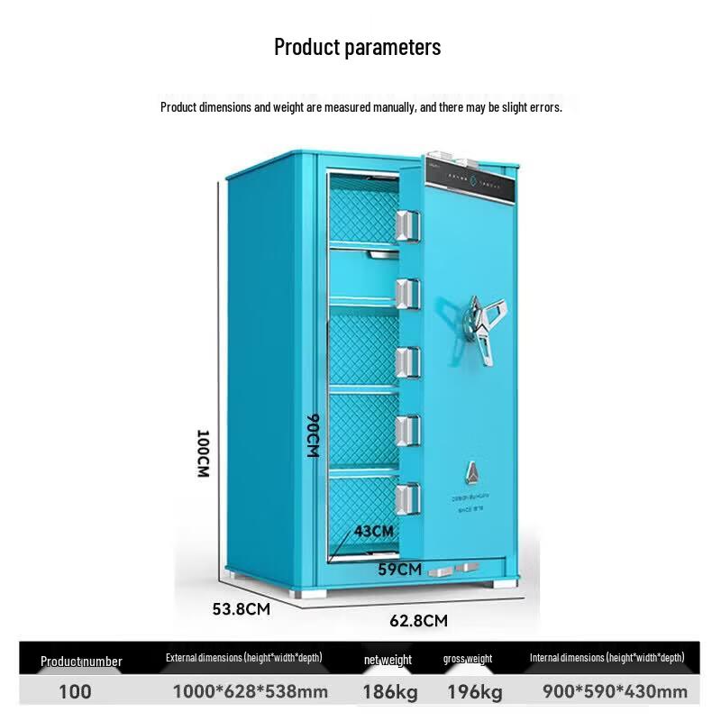 TIGER Fingerprint Password Home Office Safe