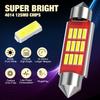 10pcs C5W LED C10W Canbus Festoon 31mm 36mm 39mm 41mm Error Free Car Interior Reading Light 12SMD 4014 Chips License Plate Bulbs Auto Lamp DC 12V