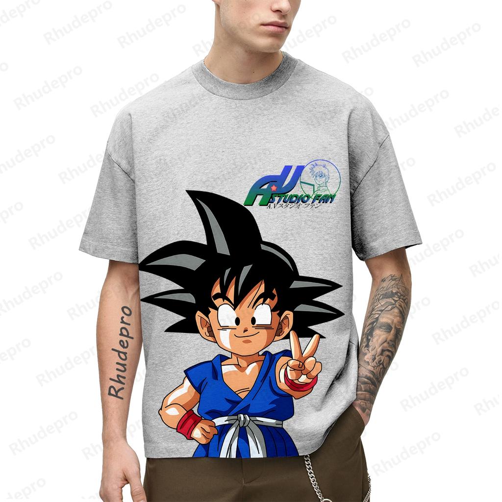 Японская аниме-футболка Super Saiya для мужчин Y2k Goku с коротким рукавом для детей и мужчин 100-5XL 2024 Футболки свободного покроя, модная уличная одежда
