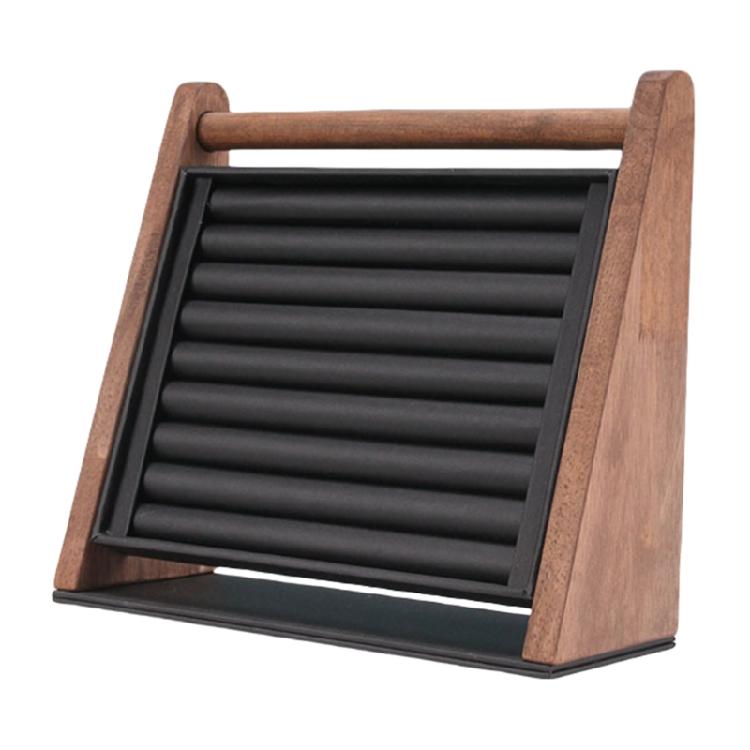 Многофункциональная деревянная подставка для украшений, подставка для браслетов, подходит для демонстрации и хранения колец, серег и браслетов.