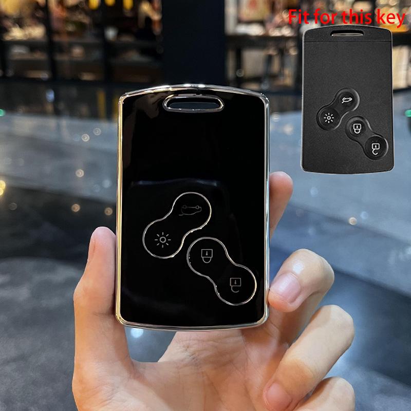 Новый чехол для смарт-ключа из ТПУ для автомобиля, брелок для Renault Duster Captur Clio Logan Megane 1 2 3 Koleos Scenic Nema Fluence Zoe Keyless