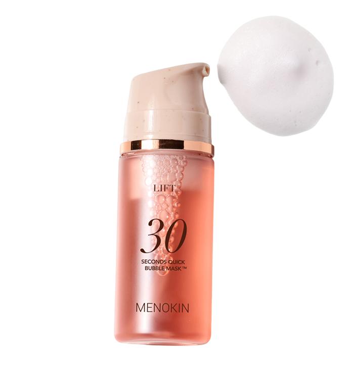 Menokin 30 Seconds Quick Bubble Mask Lift – Collagen Radiance & Firming Vegan Care, Korean