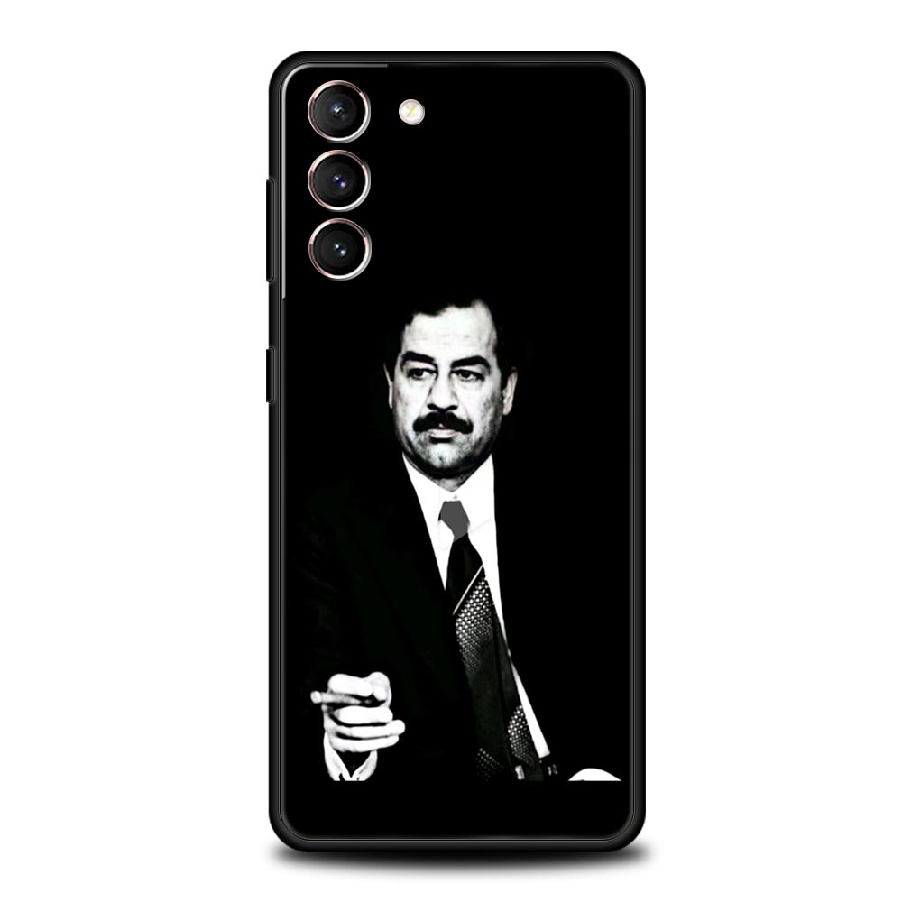 Мягкий чехол из ТПУ для Samsung Galaxy S25 S24 S23 S22 S21 Ultra S20 FE 5G S10 S10E Plus Арабский Ирак Саддам Хусейн Черная крышка