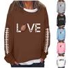 Game Day Football Sweatshirt Women Cute Graphic Funny Sunday Casual Long Sleeve Crewneck Pullover Top