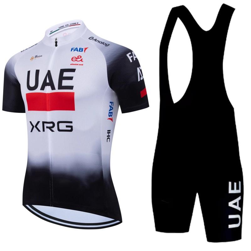 Men Women Cycling Jersey Set Short Sleeve Top Bib Shorts Quick Dry Breathable Bike Sportswear
