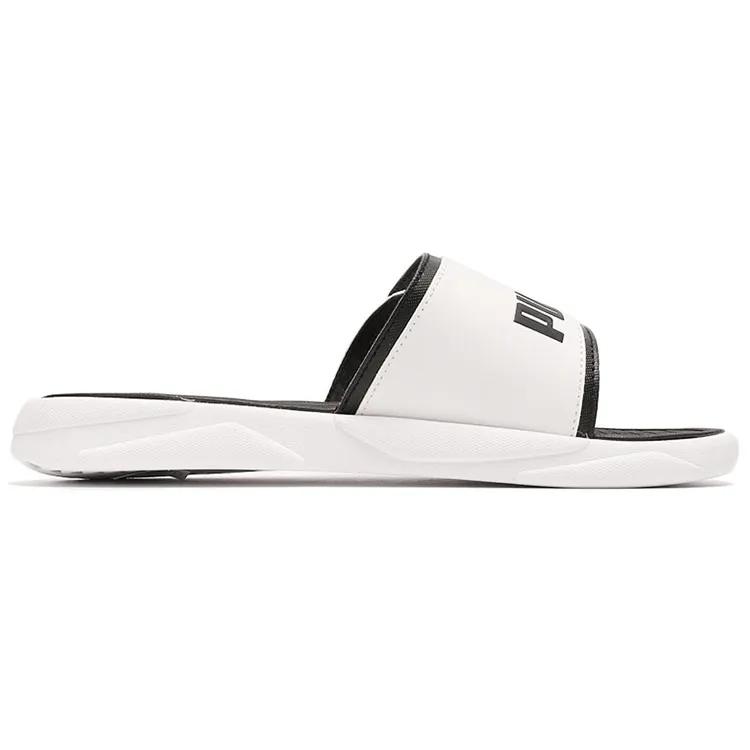 Puma Royalcat Comfort Slides 'White Black Chili Pepper' (Unisex) White / Black / Chili Pepper Slide Slippers 372280 11