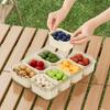 Fresh Box Outdoor Camping Spring Outing Picnic Mobile Refrigerator Food Partition Storage Box Portable Fruit Bento Box