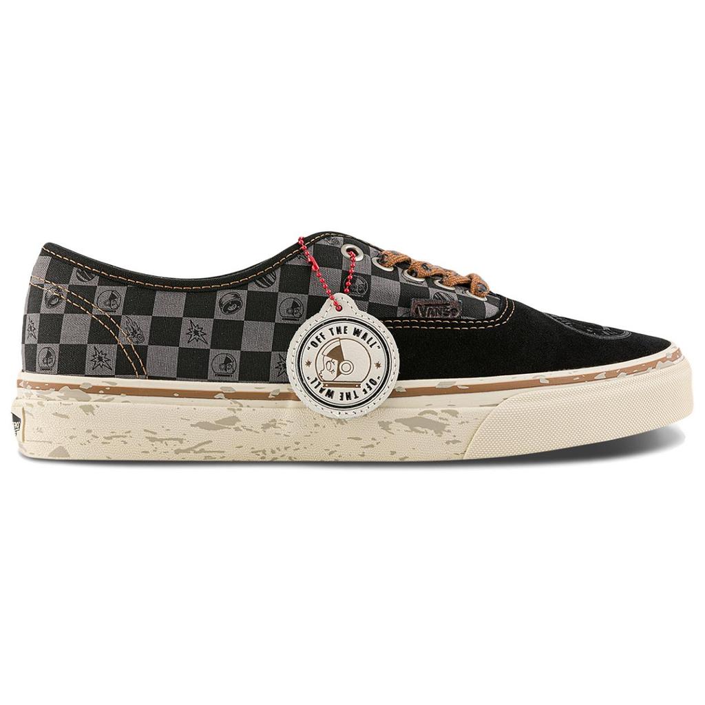 Vans Оригинальная коллаборация Space Molly Унисекс Черный Коричневый Холст Печатные Шнурки Медальон-Шарм VN000EGAQ3Y