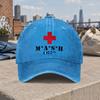 1pc Fashion Mash Film And Television Theme Retro Washed Baseball Cap Casual Holiday Gift Daily Accessory Unisex Fashion Trend St