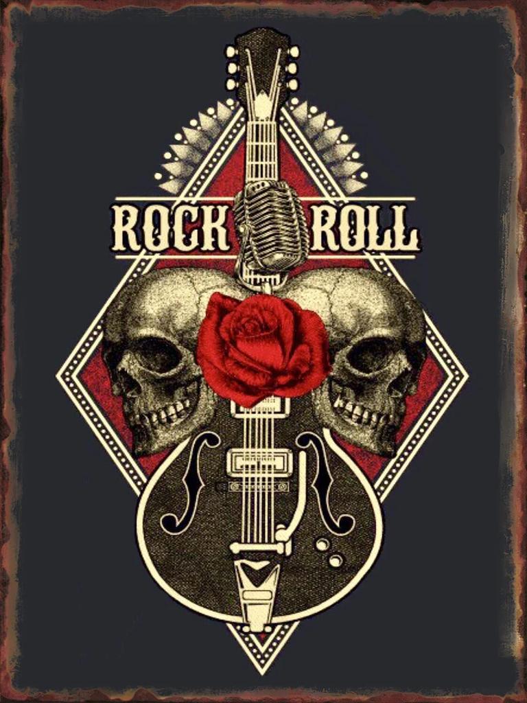Металлические таблички Rock Guitar Metal для дома, гостиной, настенное искусство, украшение, клуб, бар, вечеринка, таблички, офис, гараж, спальня, винтажные Pos