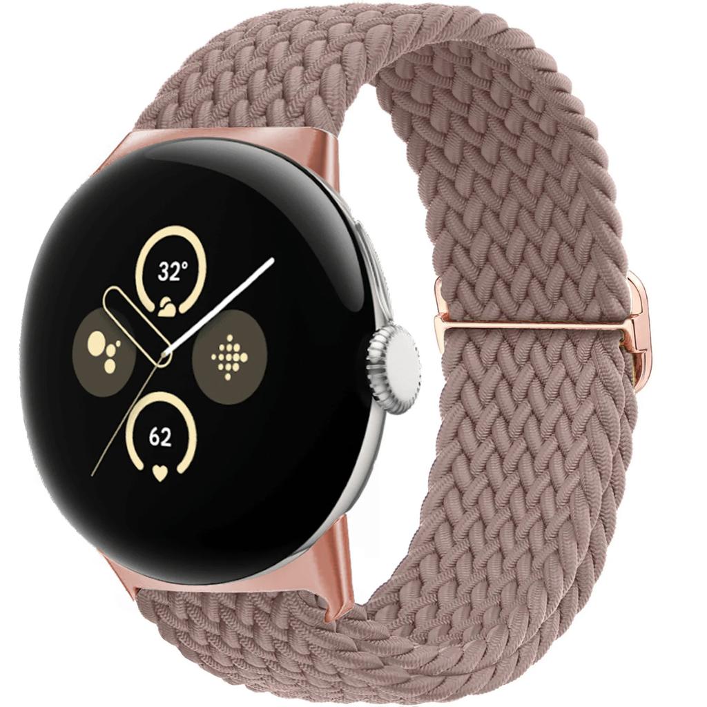 Braided Solo loop for Google pixel 3 4 2 band Accessories Smartwatch Elastic Adjustable Nylon correa bracelet Pixel Watch Strap