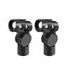 uxcell Microphone Clip Holder, Universal Accessory for 15mm Thread Diameter and 17mm Mic Stand Handheld Microphones, Pack of 2